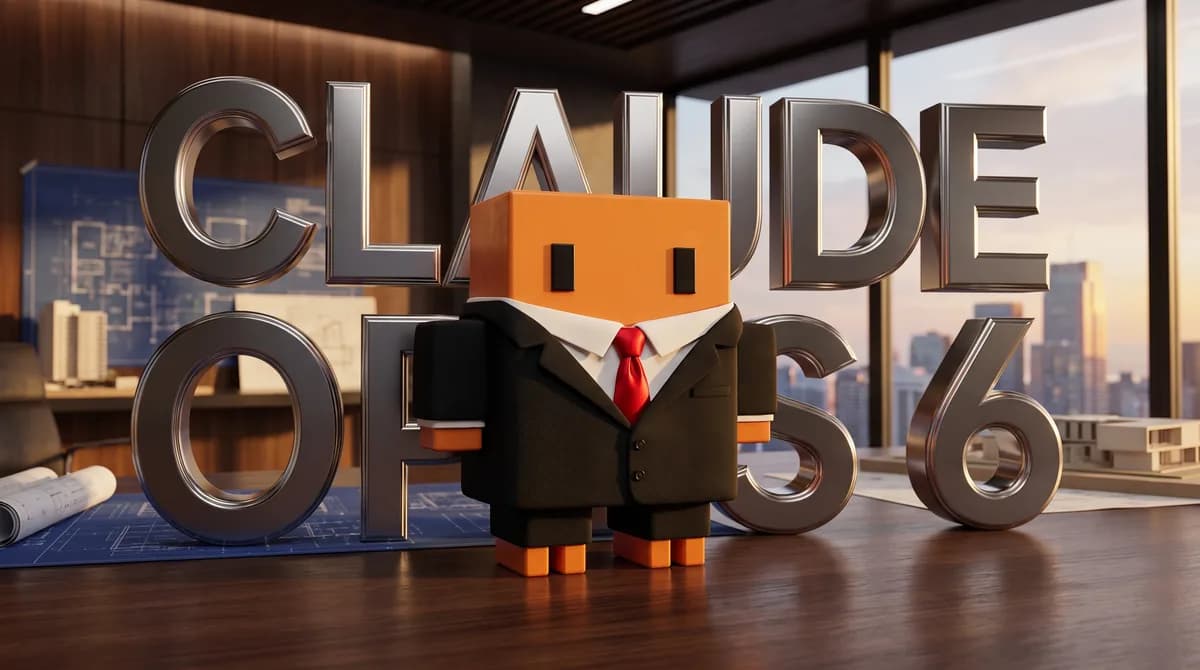 Interface digital de IA com dados e símbolos de interrogação, representando a especulação sobre o lançamento do Claude Opus 6.