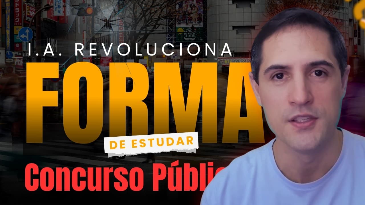 IA Revoluciona Estudos para Concurso Público