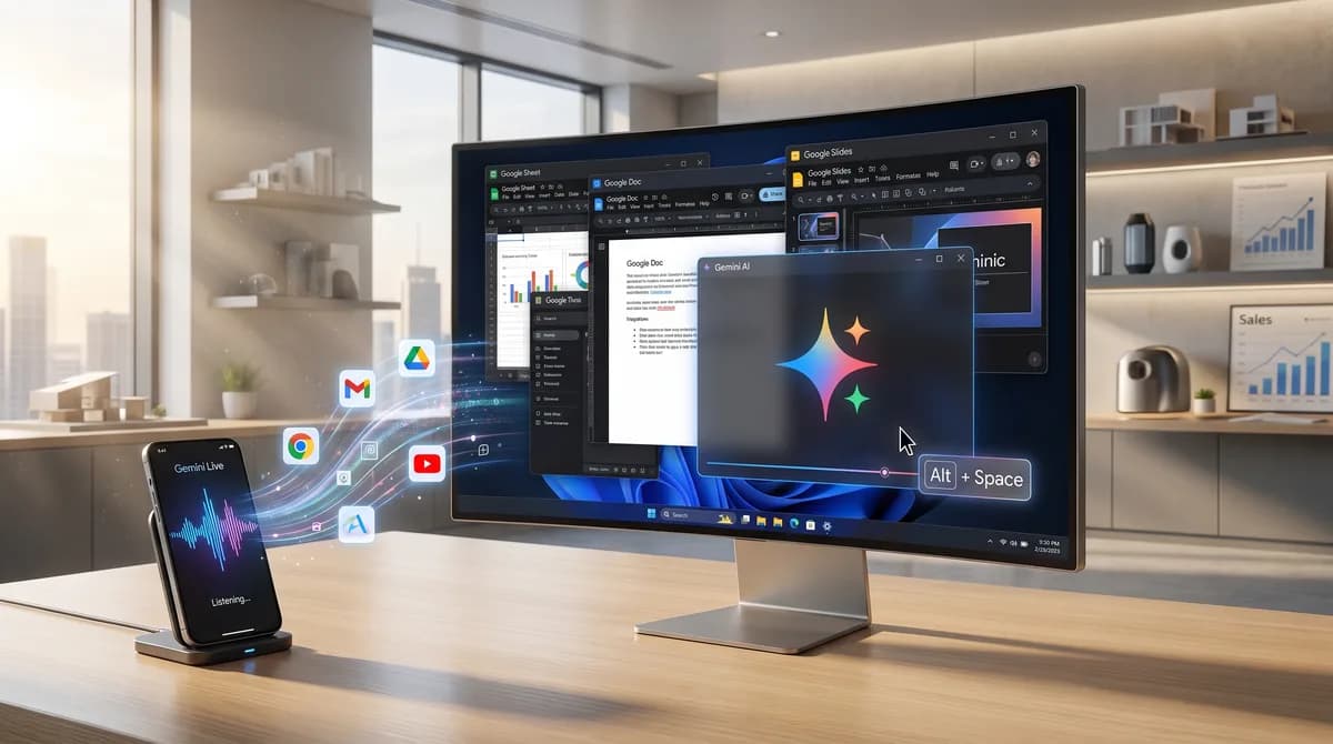 Como Usar o Gemini Para Trabalhar, Estudar e Vender: 30 Usos Reais Com Prompt Pronto (Planilhas, Docs, Slides, Imagens e o Novo App do Windows)
