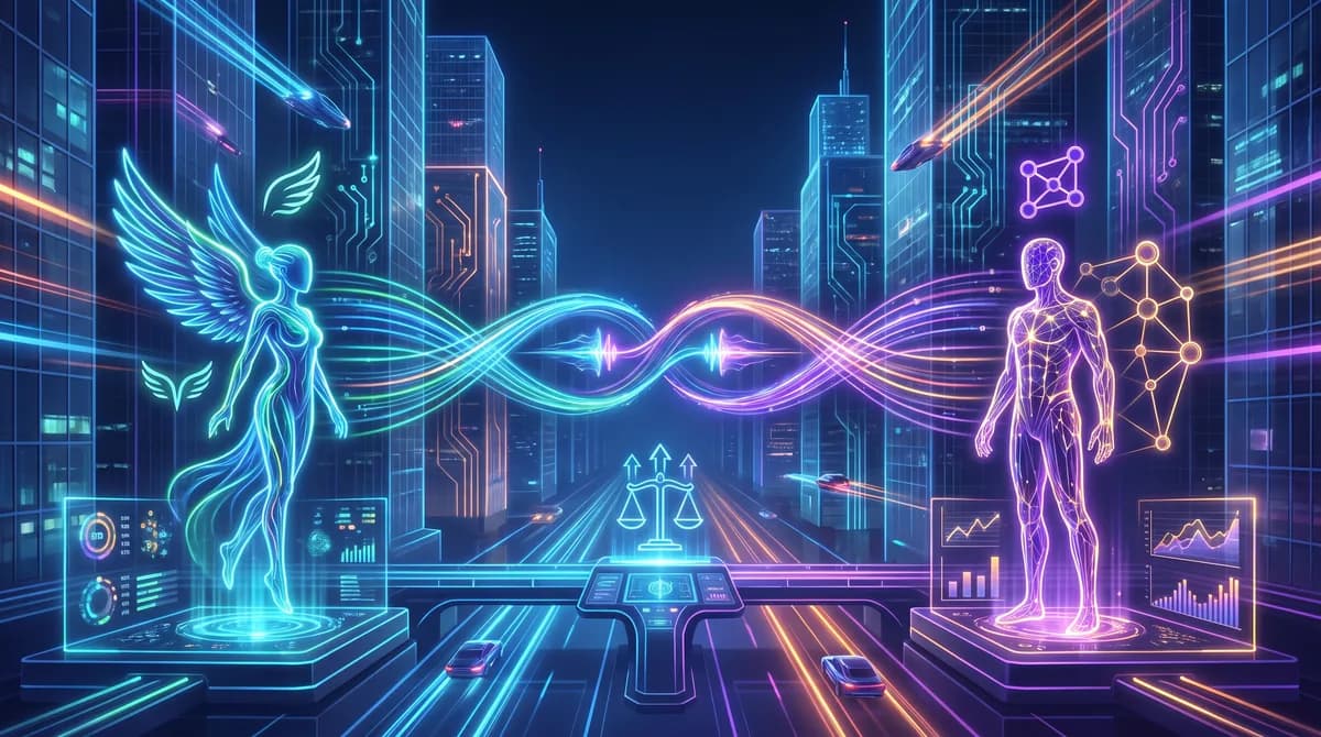 Ilustração comparando o Hermes Agent, um framework de IA open-source e personalizável, com o Claude, um modelo de IA gerenciado, destacando sua relação e usos.