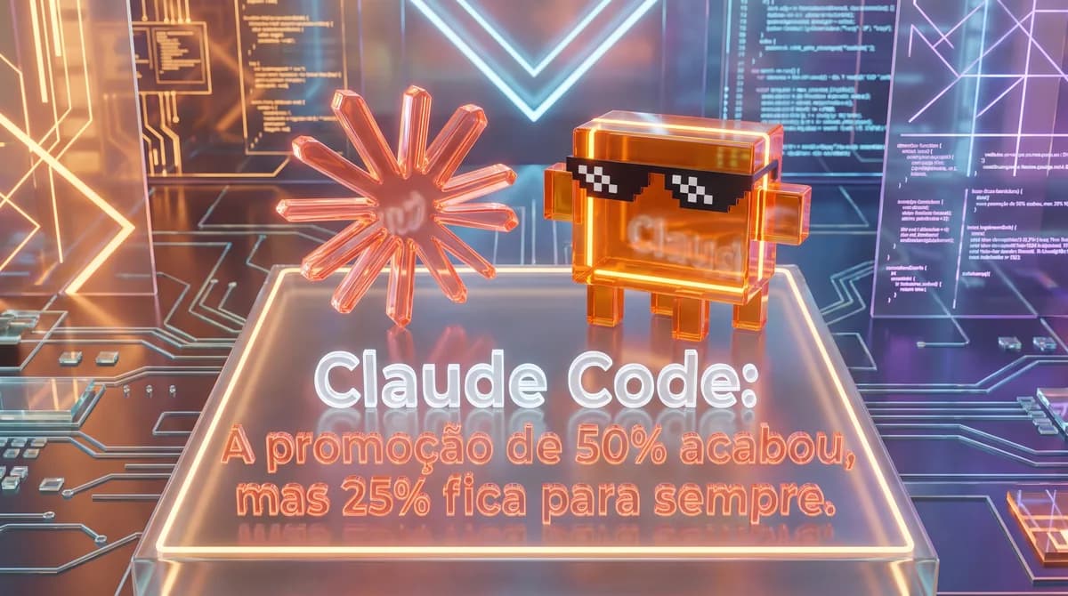 Representação visual dos limites de uso do Claude Code, mostrando um aumento temporário de 50% seguido por um aumento permanente de 25% em relação ao nível orig
